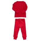 Ribbed Snap Top & Pant | Chilli