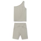 One Shoulder Top & Biker Short