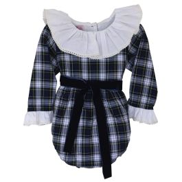 Blue & Green Tartan Romper