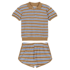 Polo Leonard Terry & Short Juju | Sunset Stripes