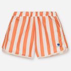 Short De Bain Carlo Orange Stripes