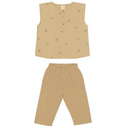 Natural Banana Roman Shirt & Neutral Cousin Pants