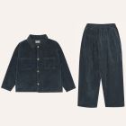 Grey Corduroy Shirt & Trousers