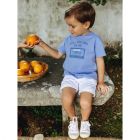 Just The Two Of Us Tshirt & Twill Shorts