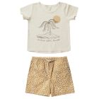 Sunny Days Ahead Basic Tee & Marigold Board Shorts