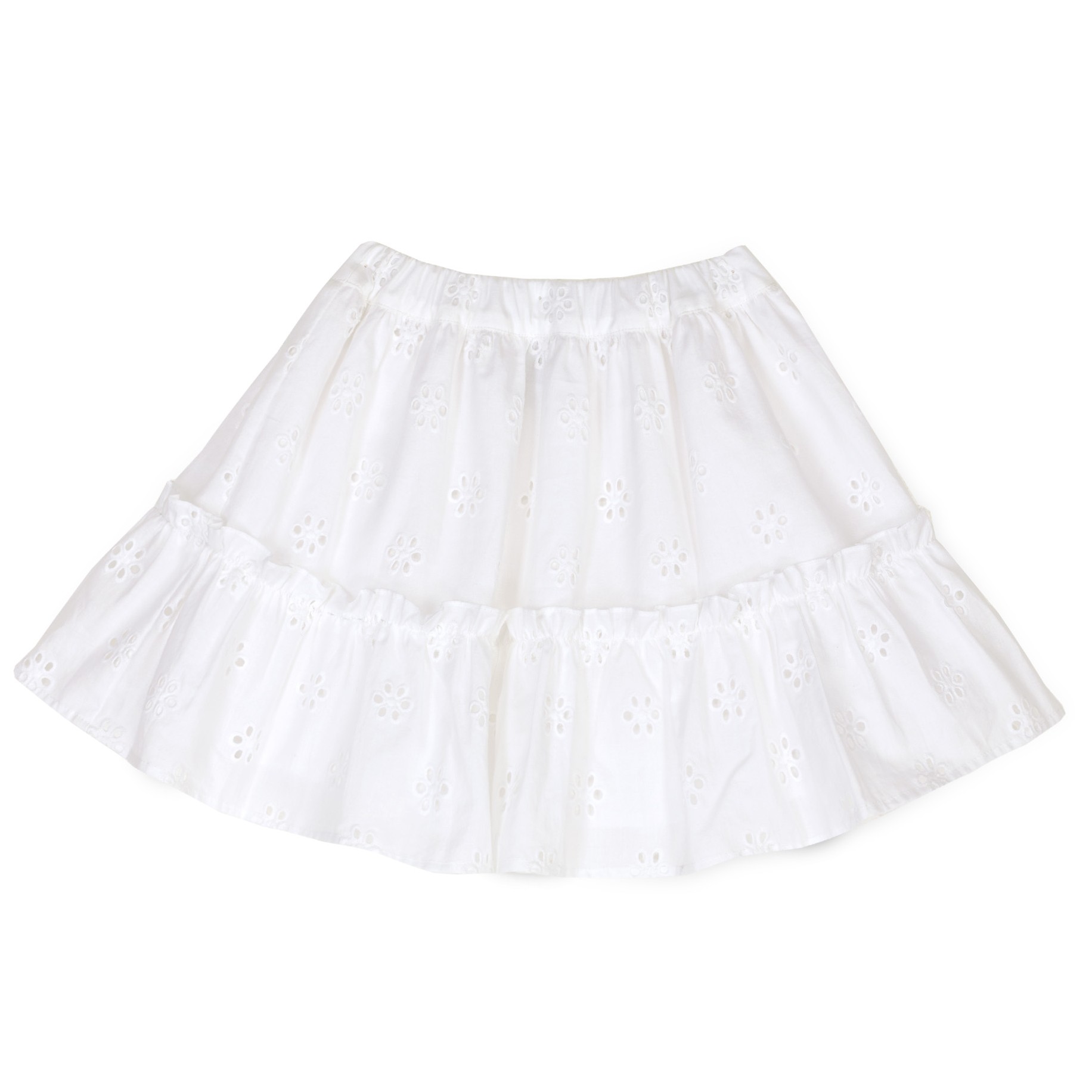 Lisa Swiss Lace Flower Top & Skirt