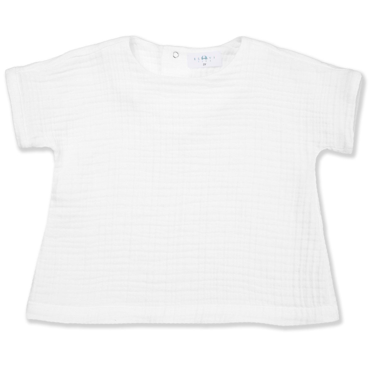 Shirt & Short Musslin Set | White