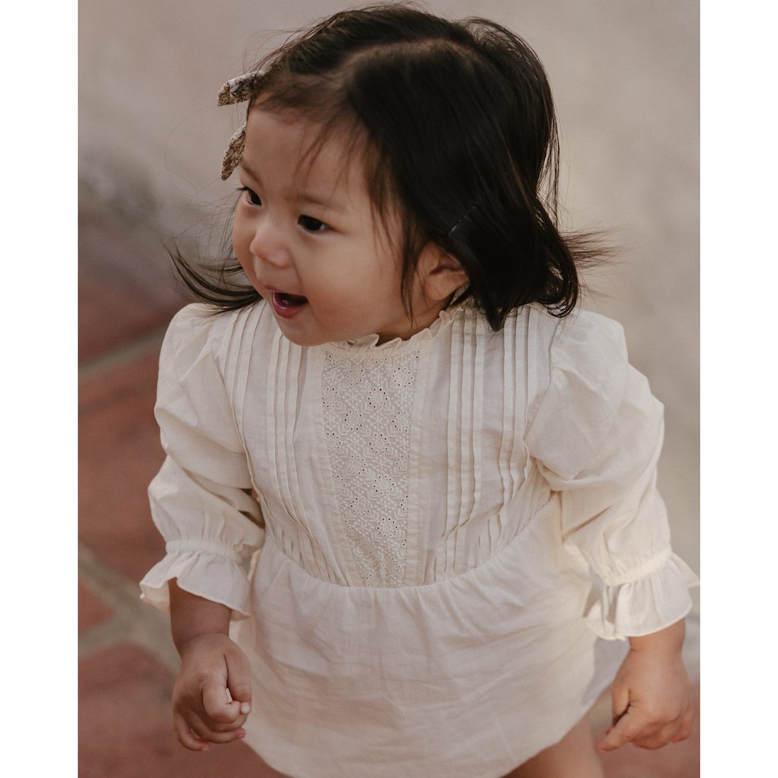 Florence Romper | Ivory