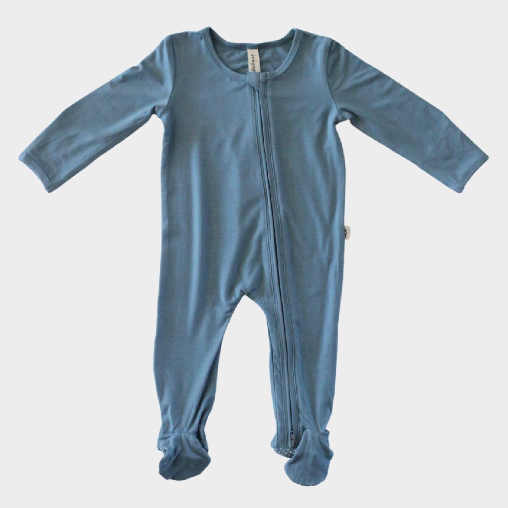 Footie Romper | Slate Blue