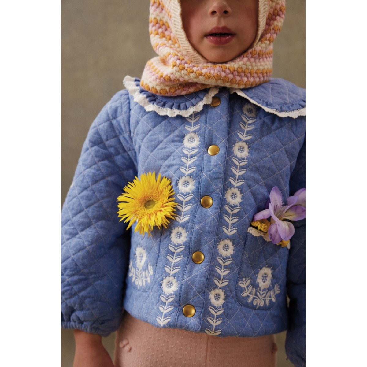 Coat Jouliana Blue Chambray