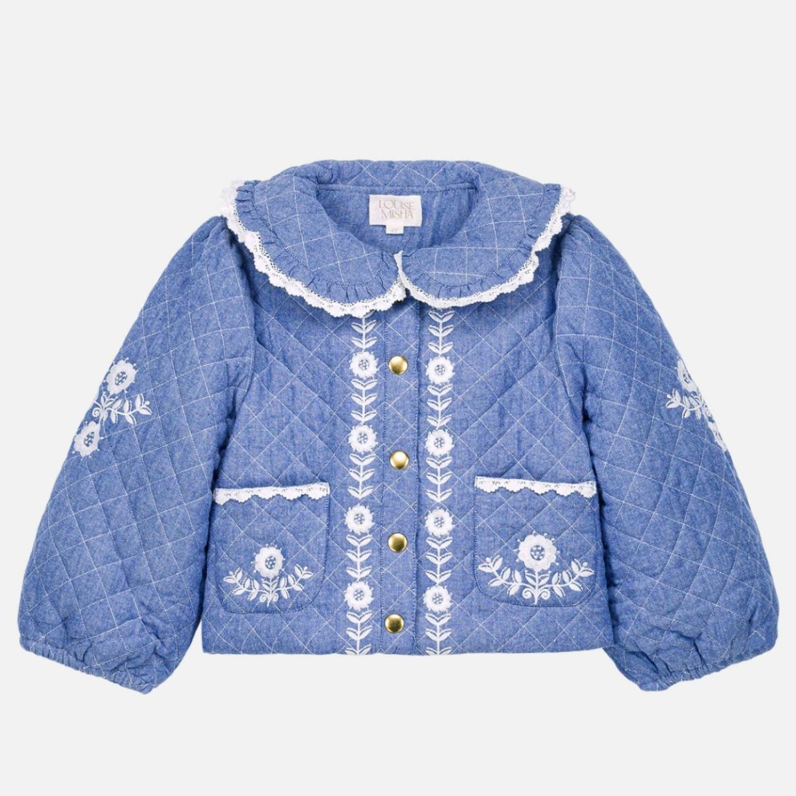 Coat Jouliana Blue Chambray