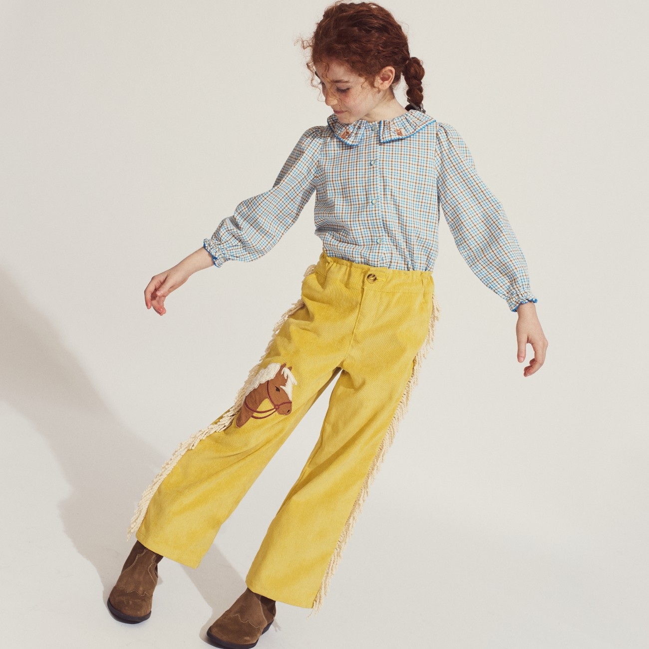 Laurel Blouse With Embroidered Horse