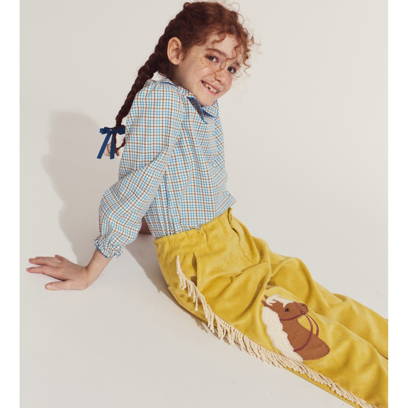 Laurel Blouse With Embroidered Horse