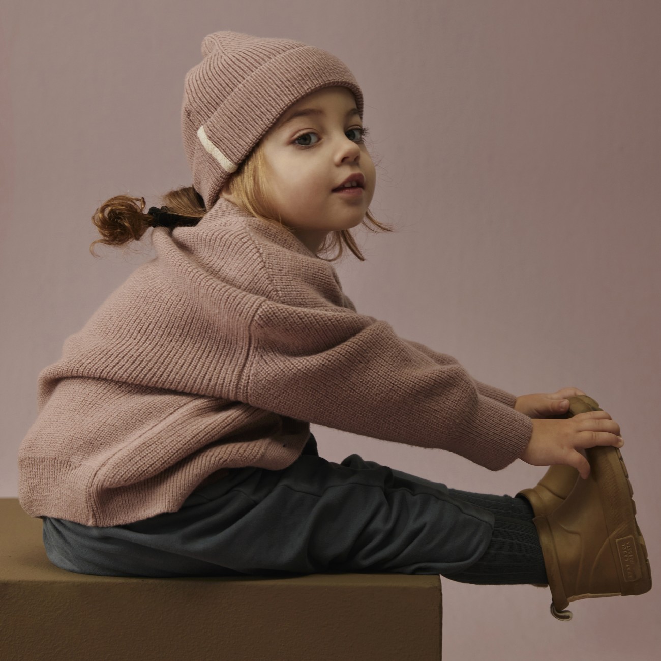 Knitted Beanie Berry