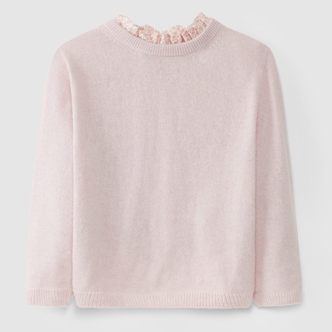Two-In-One Knitted Sweater | Powder Pink
