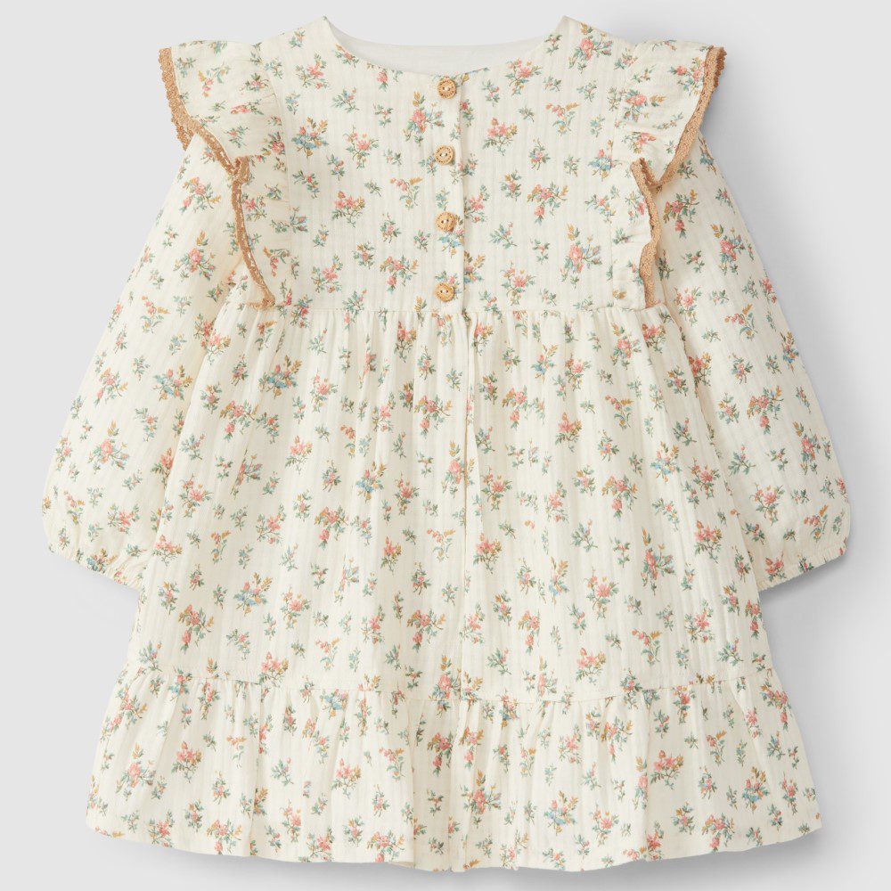 Floral Muslin Dress