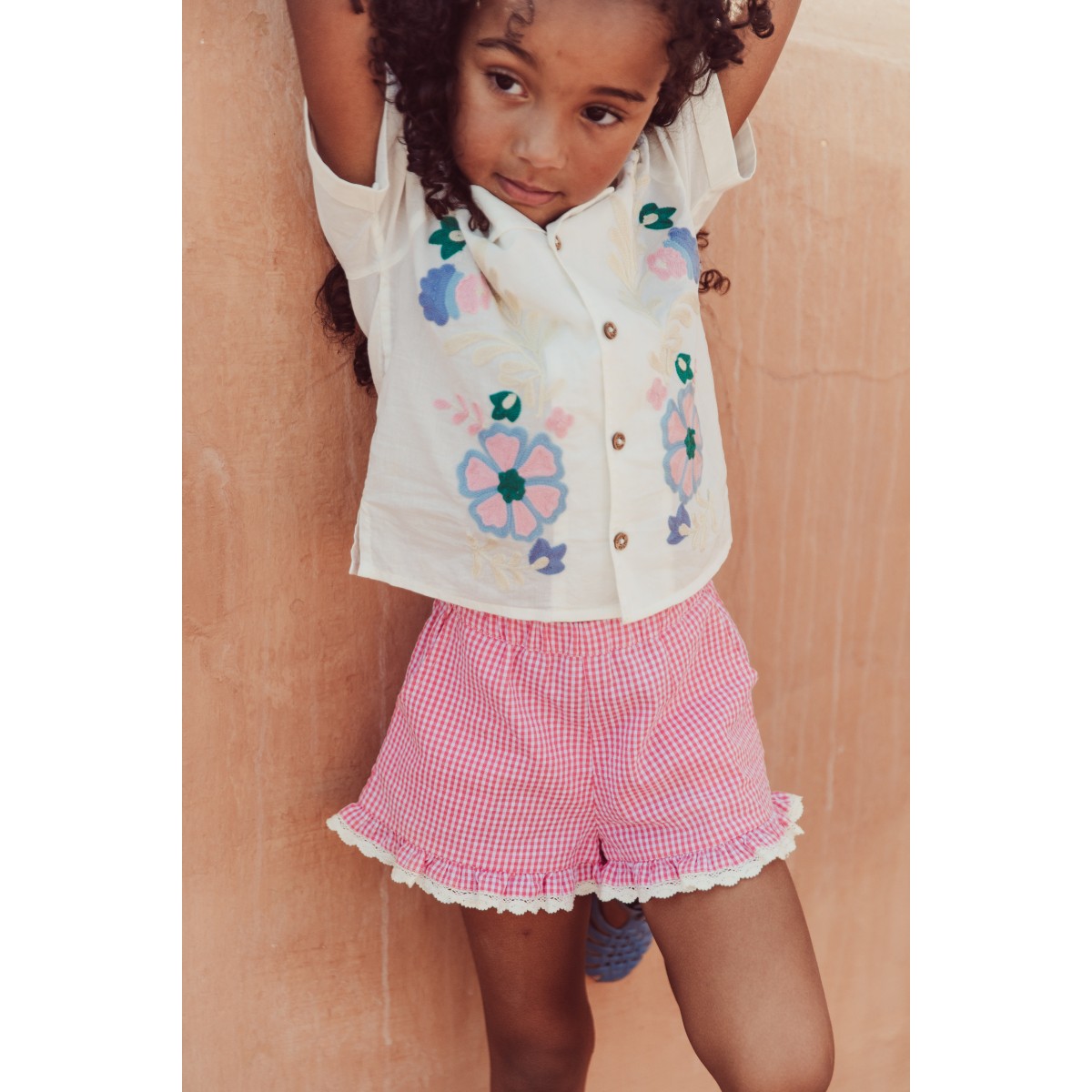 Shorts Vallaloid | Pink Fragola Vichy