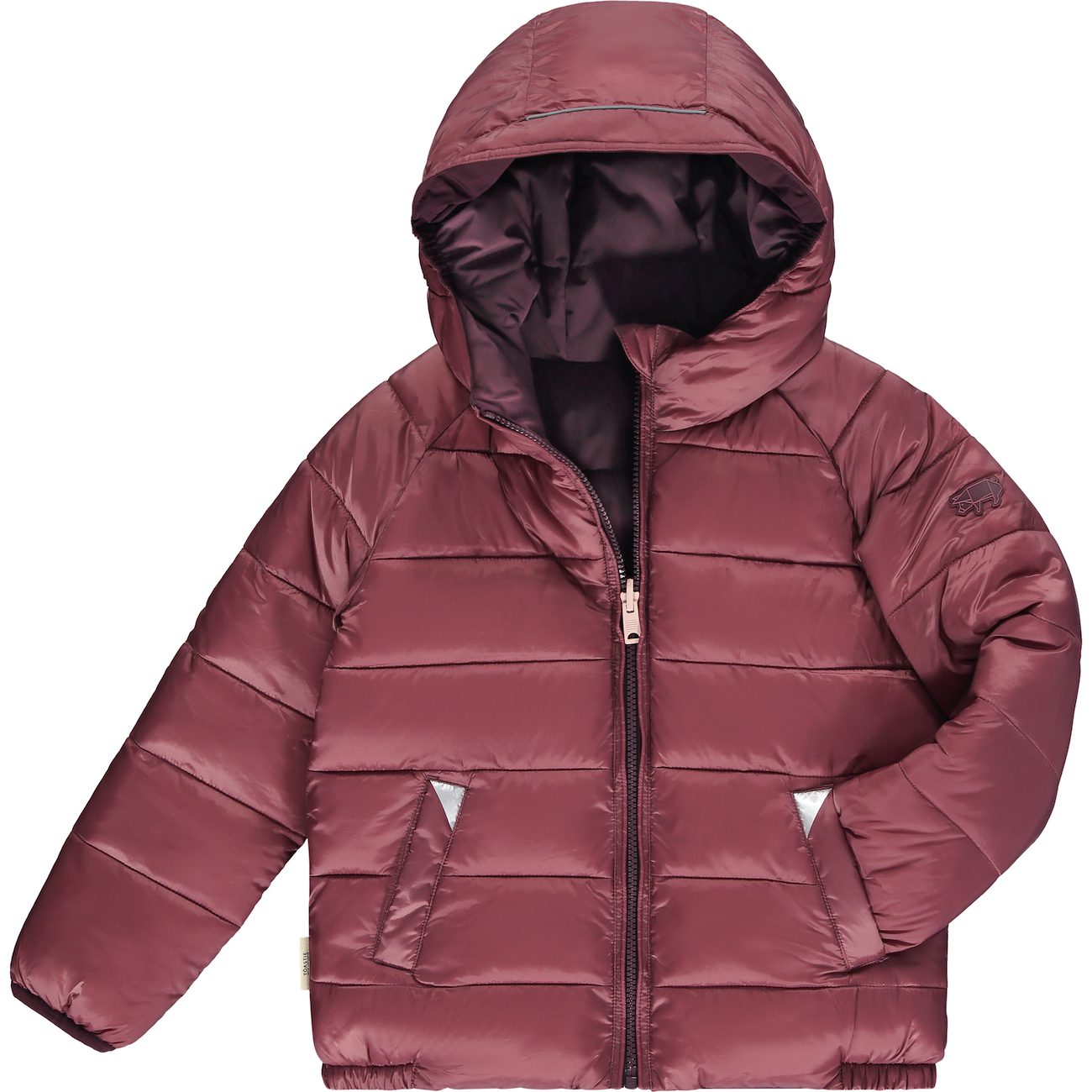Reversible Puffer | Matte Berry / Cherry