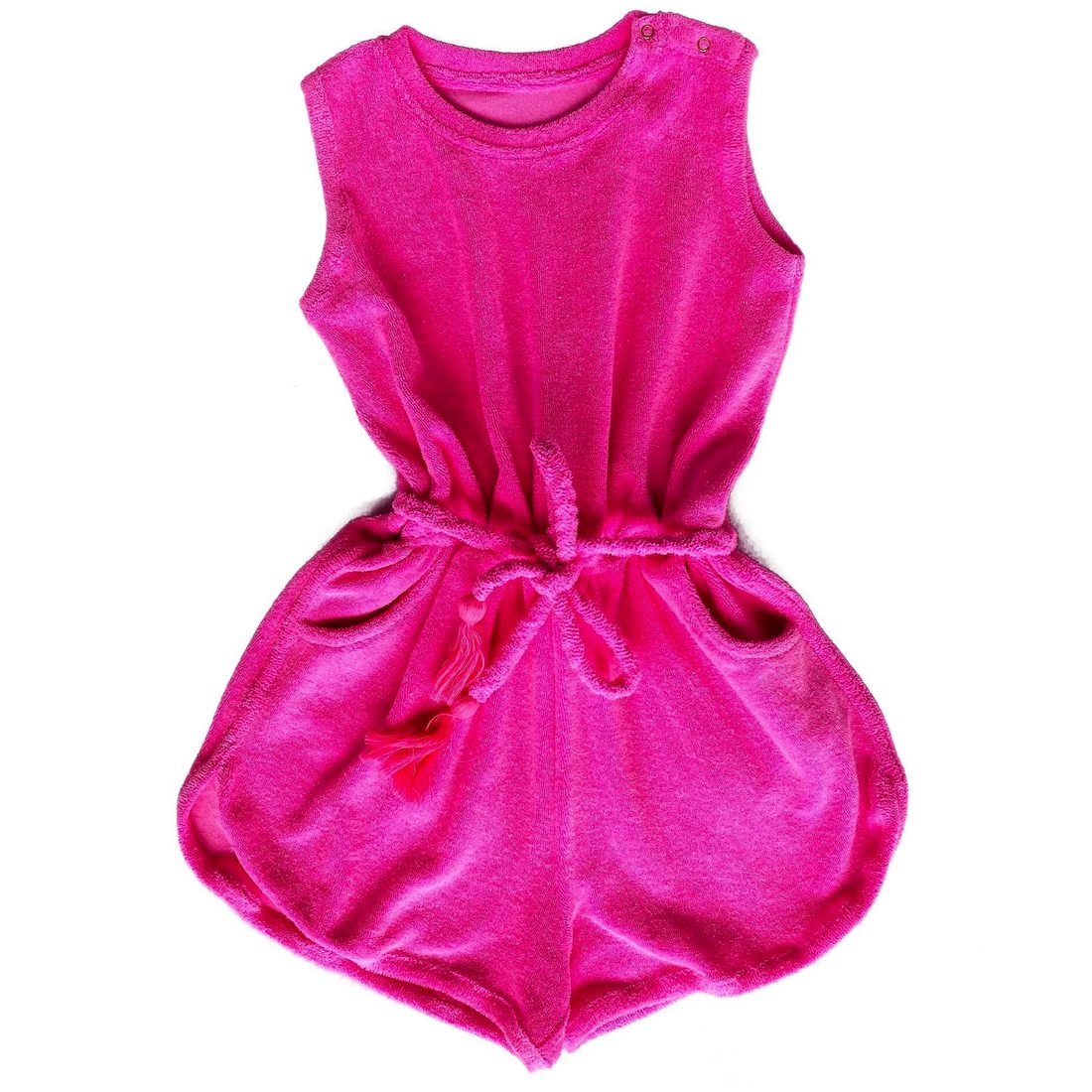 Florrie Terry Jumpsuit | Neon Pink