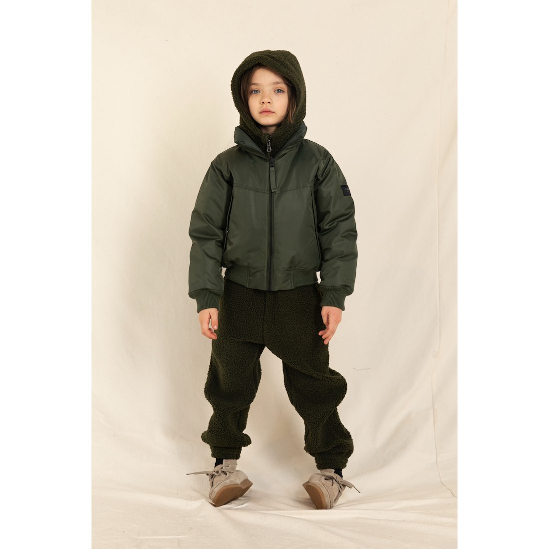 Snowflight Dark Khaki REVERSIBLE Down Jacket