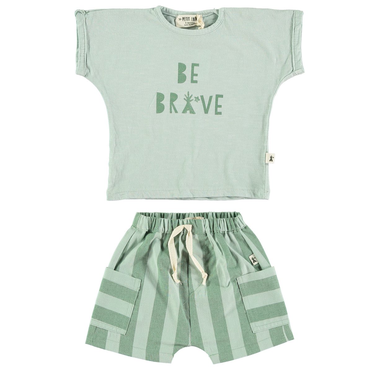 Be Brave Tee & Shorts Set