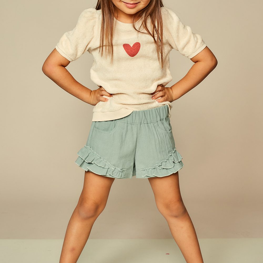 Frill Shorts Seaweed