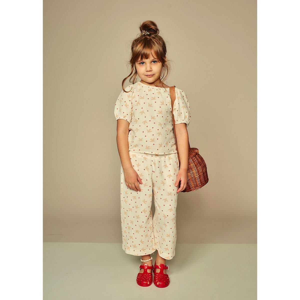 Swallow Blouse & Culottes