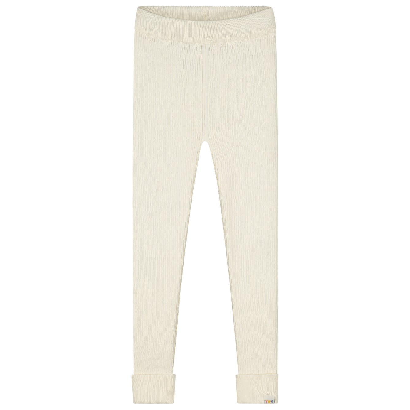 Knitted Leggings Fine Rib Pearl