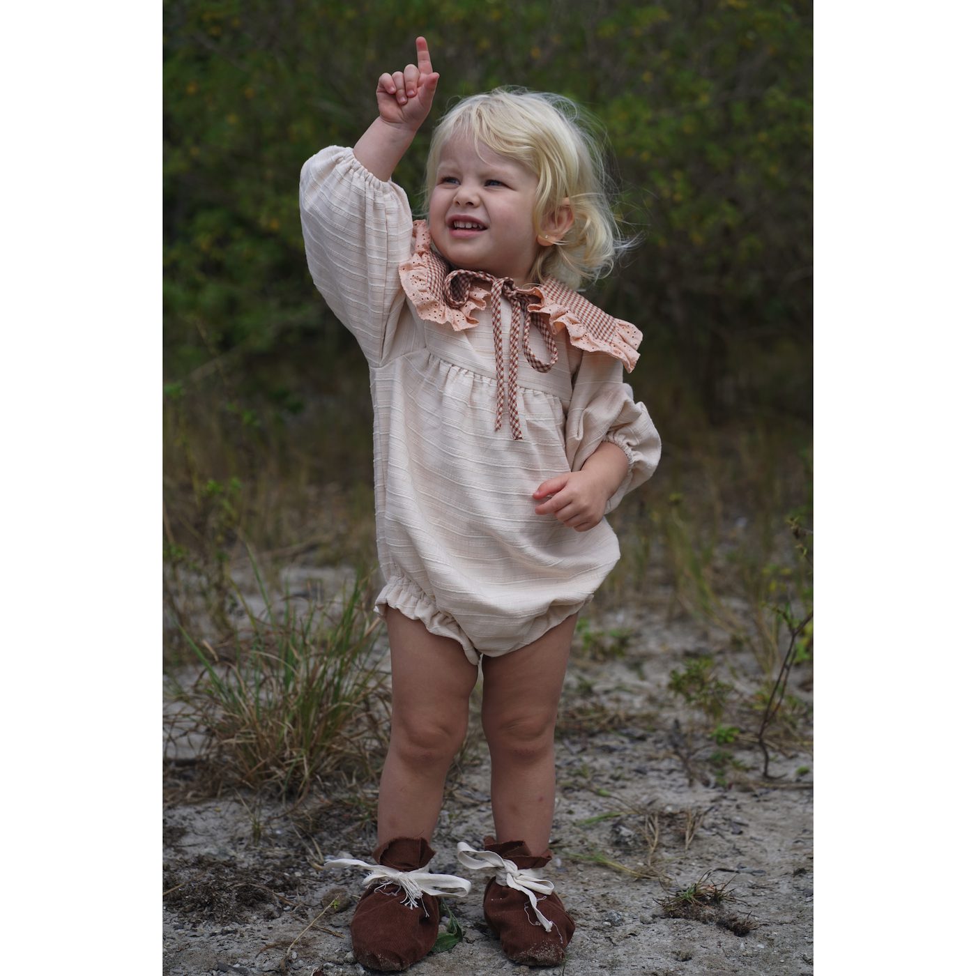 Casandra Baby Romper | Lido Nude