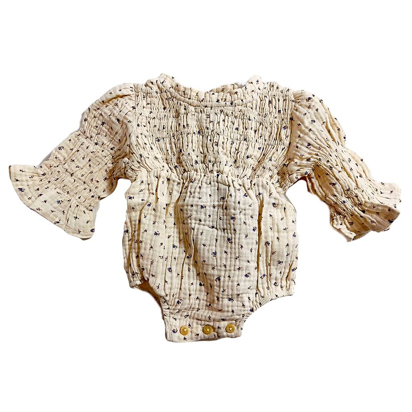 Gilda Smock Baby Romper