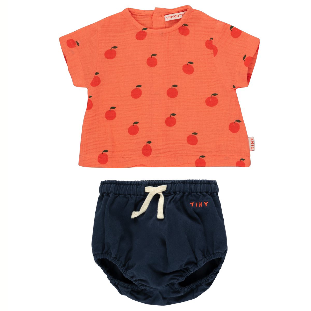 Oranges Shirt & Solid Bloomer