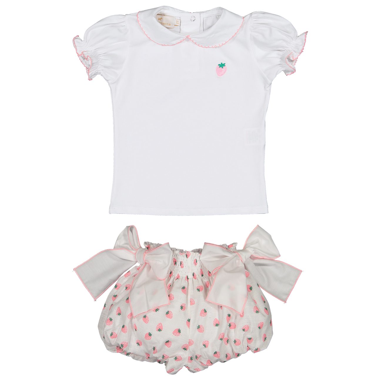 T-Shirt & Bubbly Shorts | Pink Patch