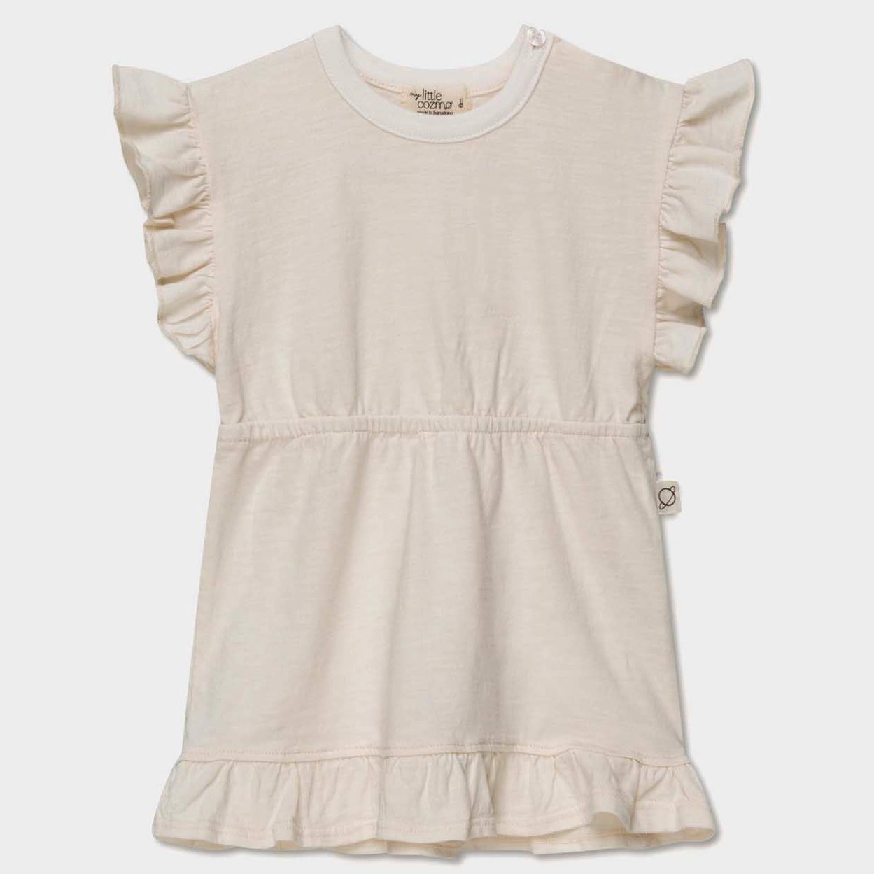 Rosie Slub Ruffle Baby Dress