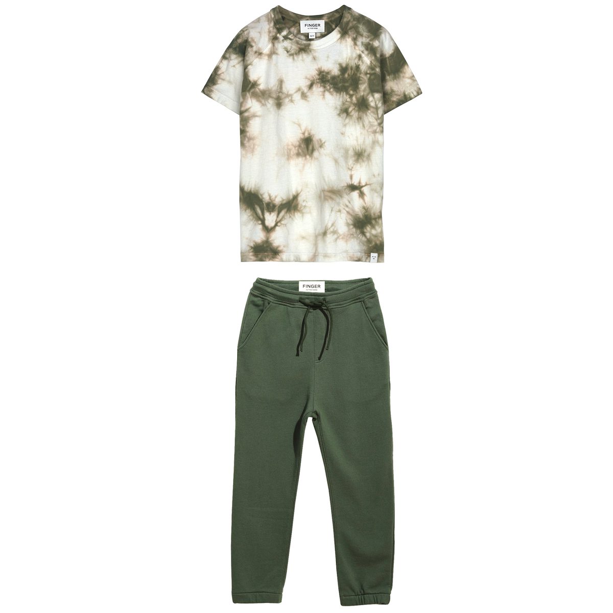 Safari Khaki Tie & Dye T-Shirt & Khaki Pants