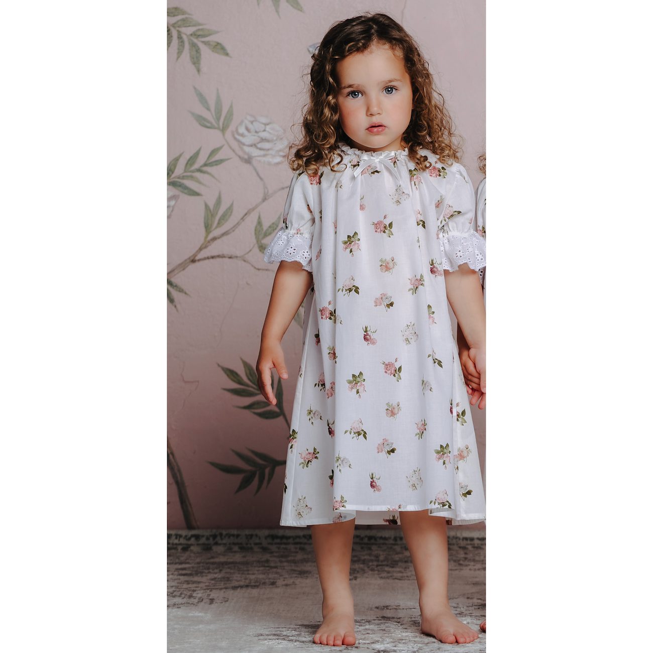 Vanessa Nightdress | Pink Roses