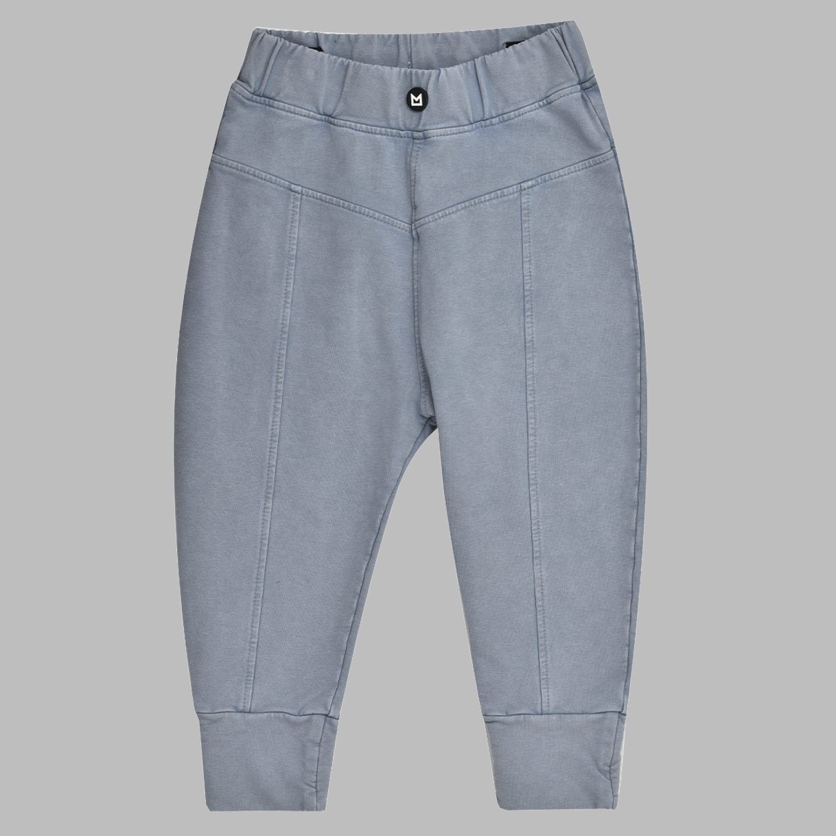 Stone Blue Straight Cut Out Pants