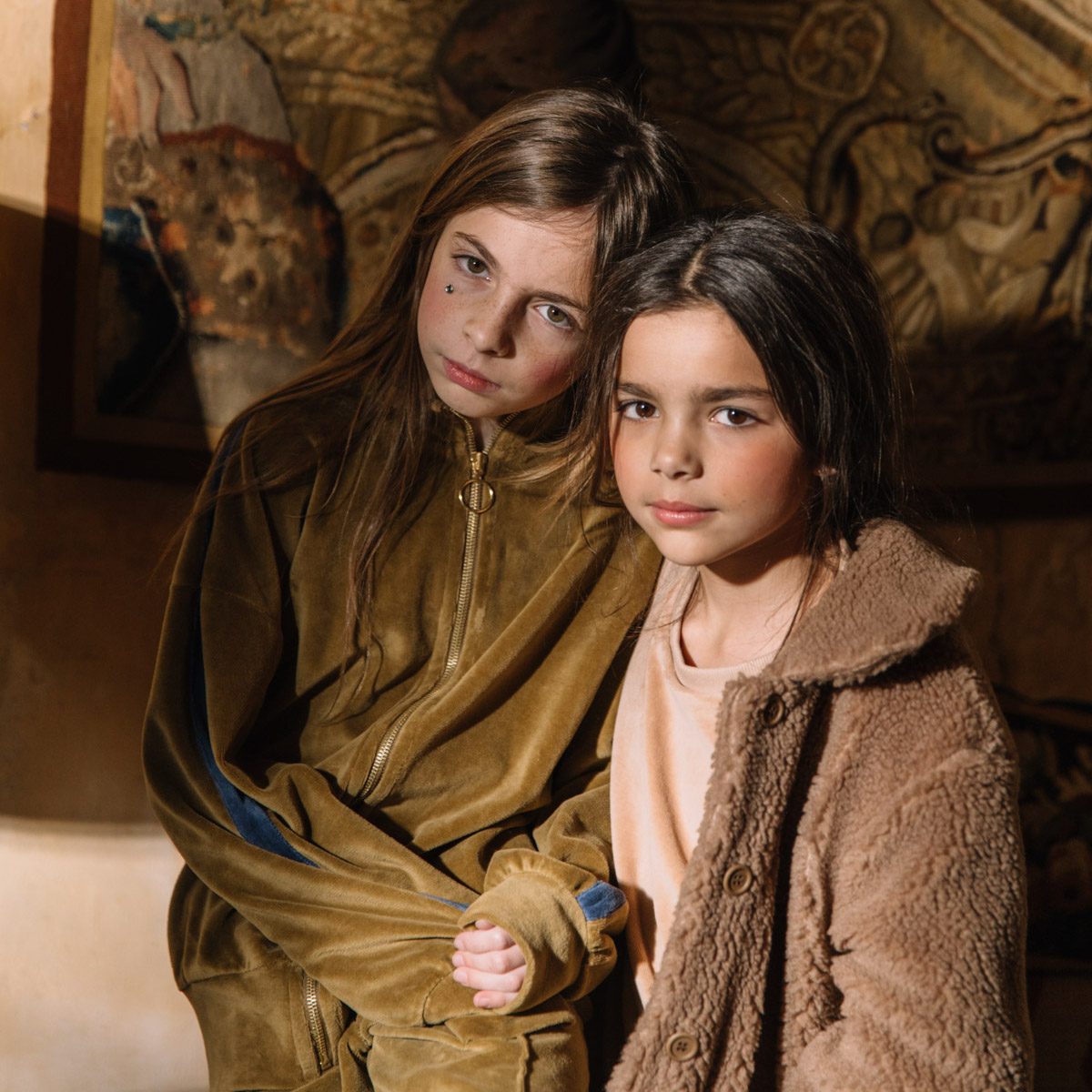 Manteau Claudine Plush Rouille