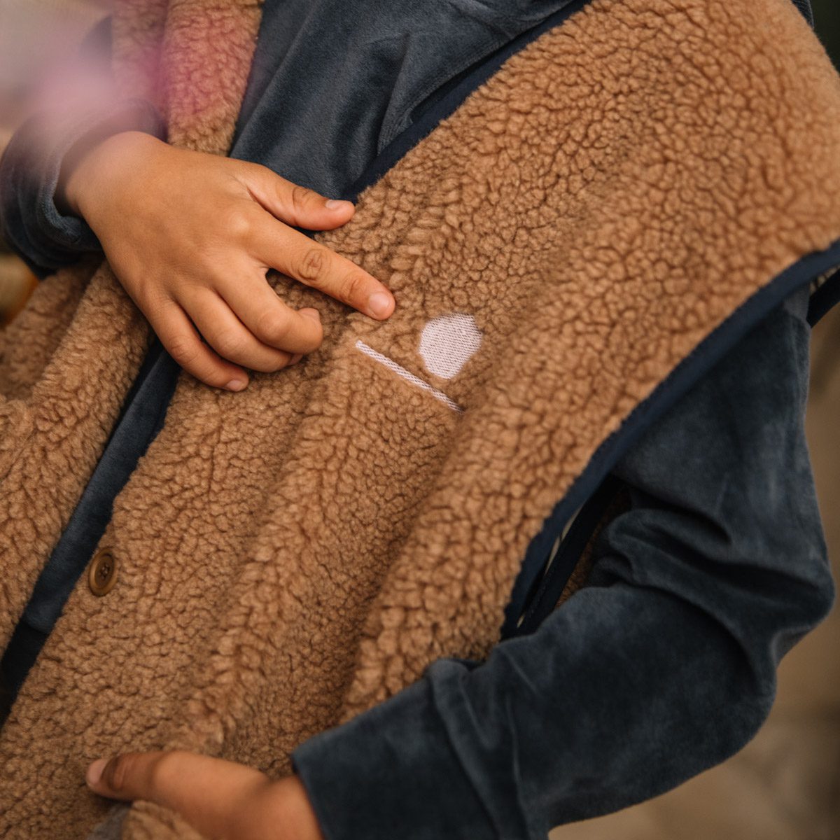 Veste Gaby Plush Marron Glacé