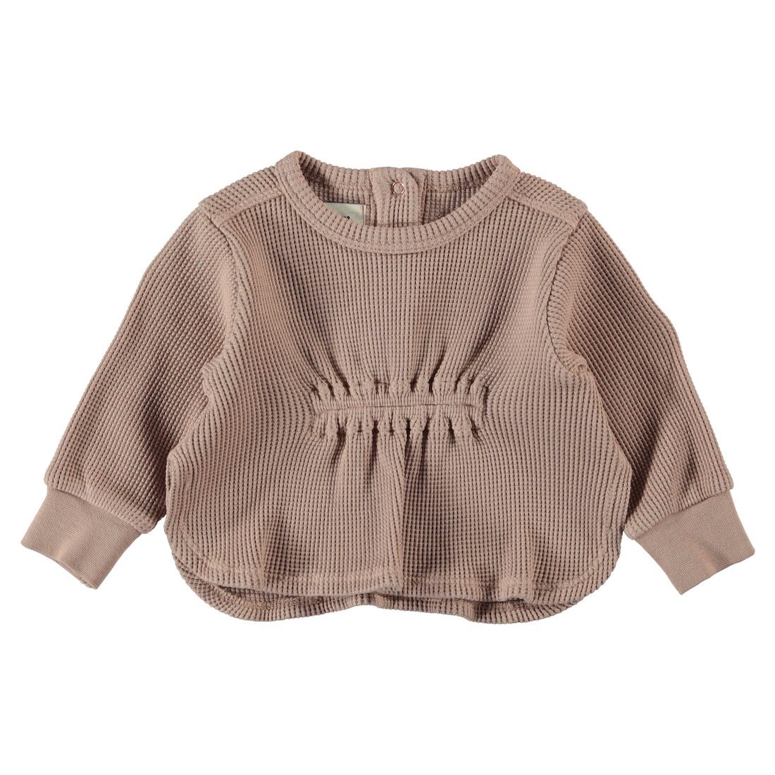 Wrinkled Front Waffle Top