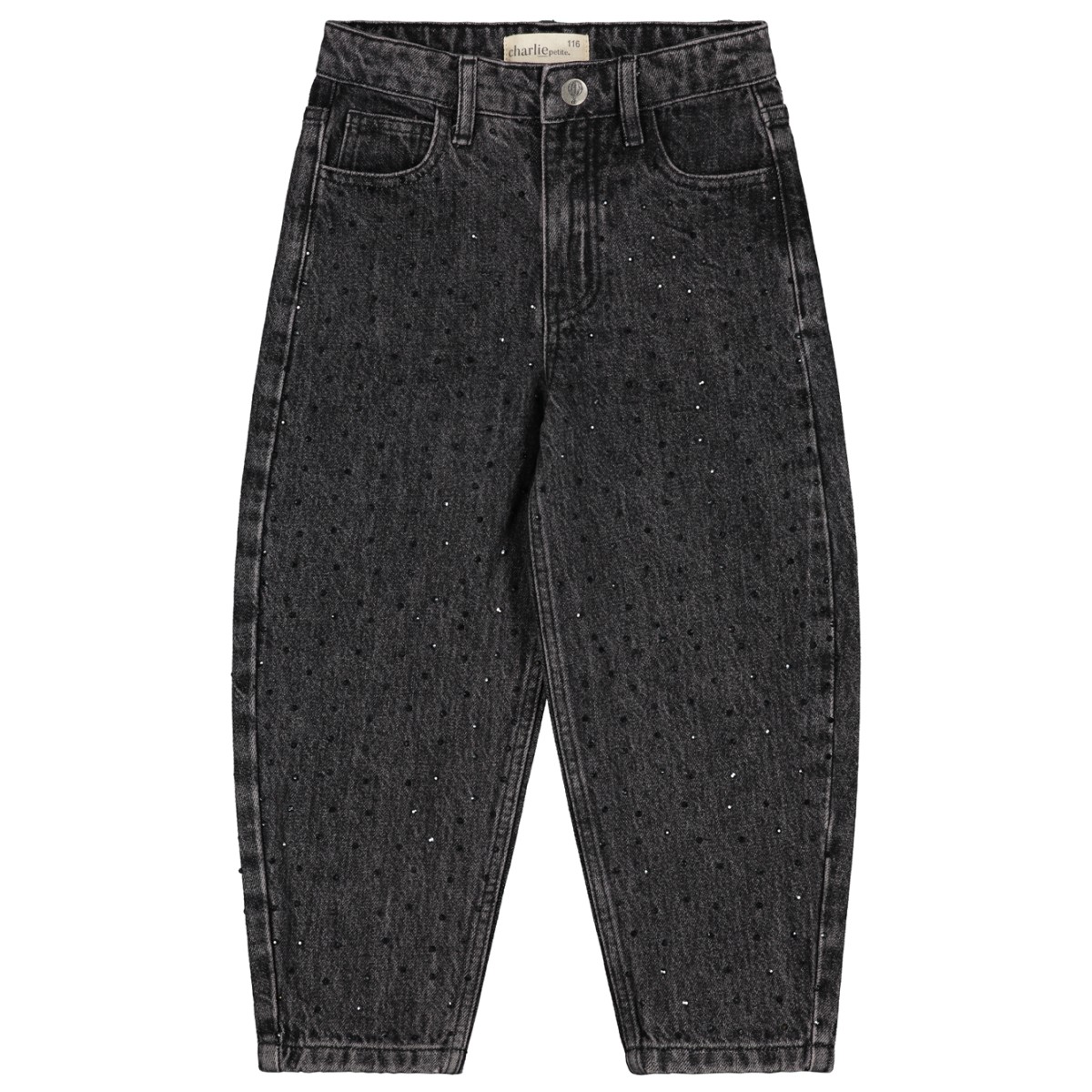 Lou Balloon Jeans Black