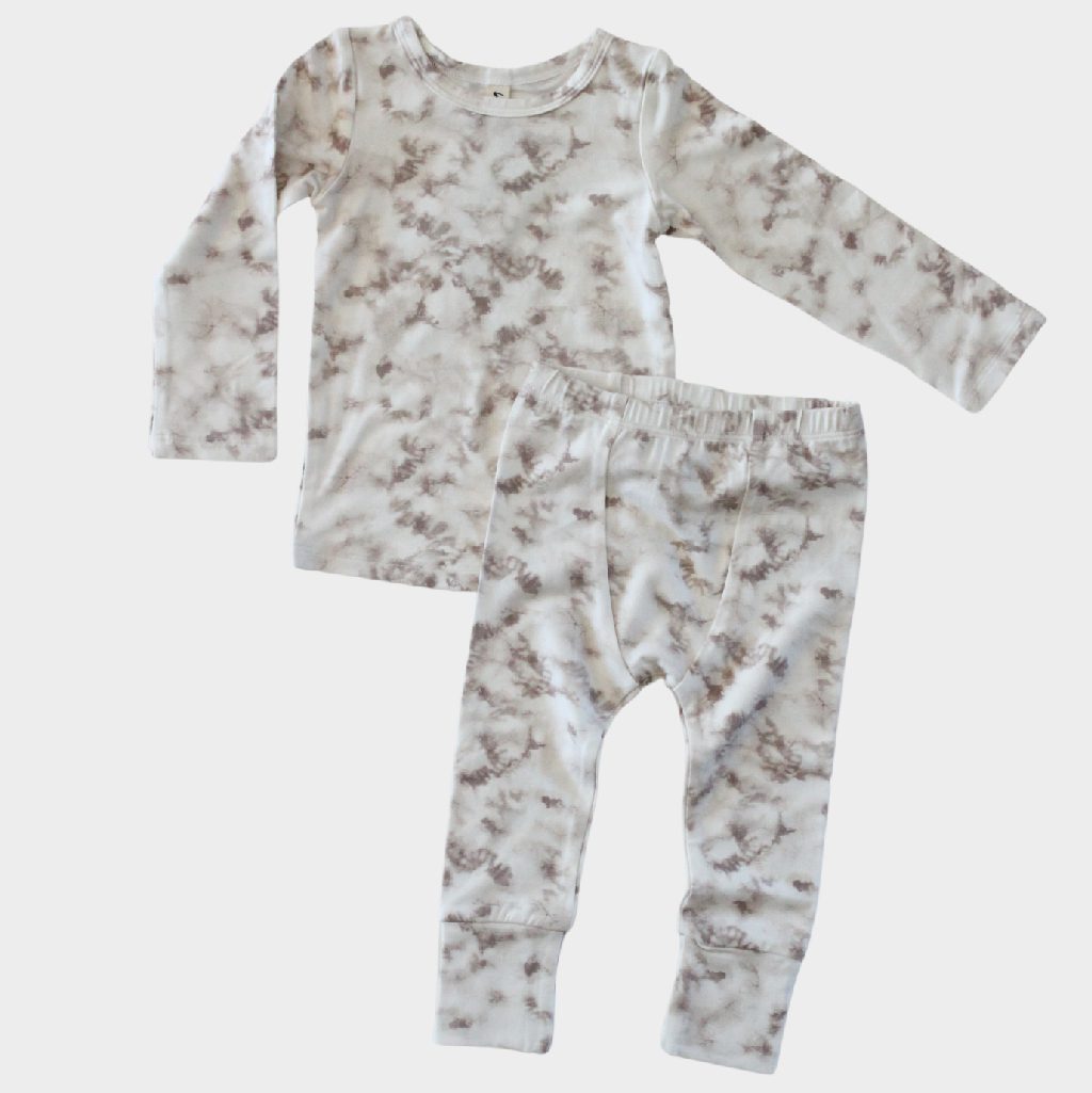 Printed Lounge Set | Tie Dye In Rose