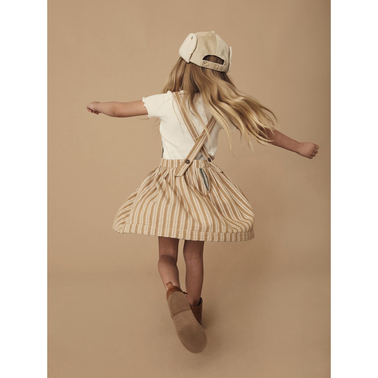 Stripe Reversible Pinafore