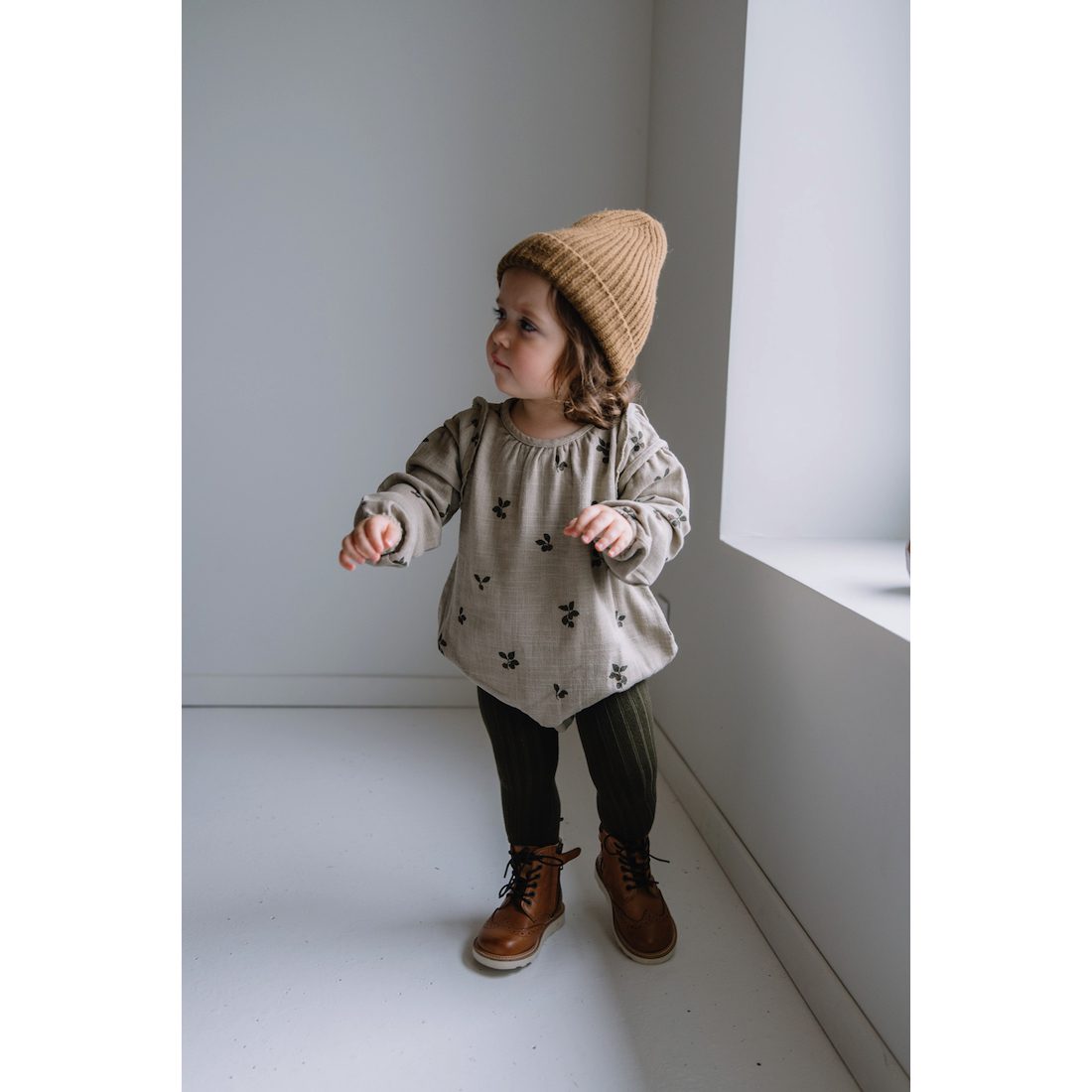 Esmee Romper Corduroy | Greige