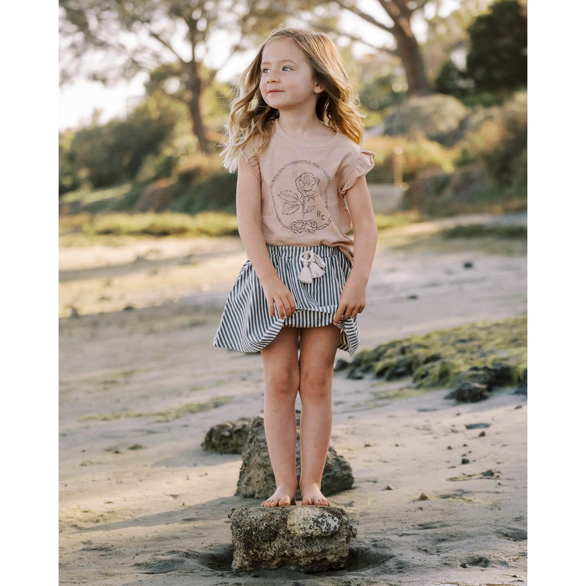 Mini Skirt | Sea Stripe