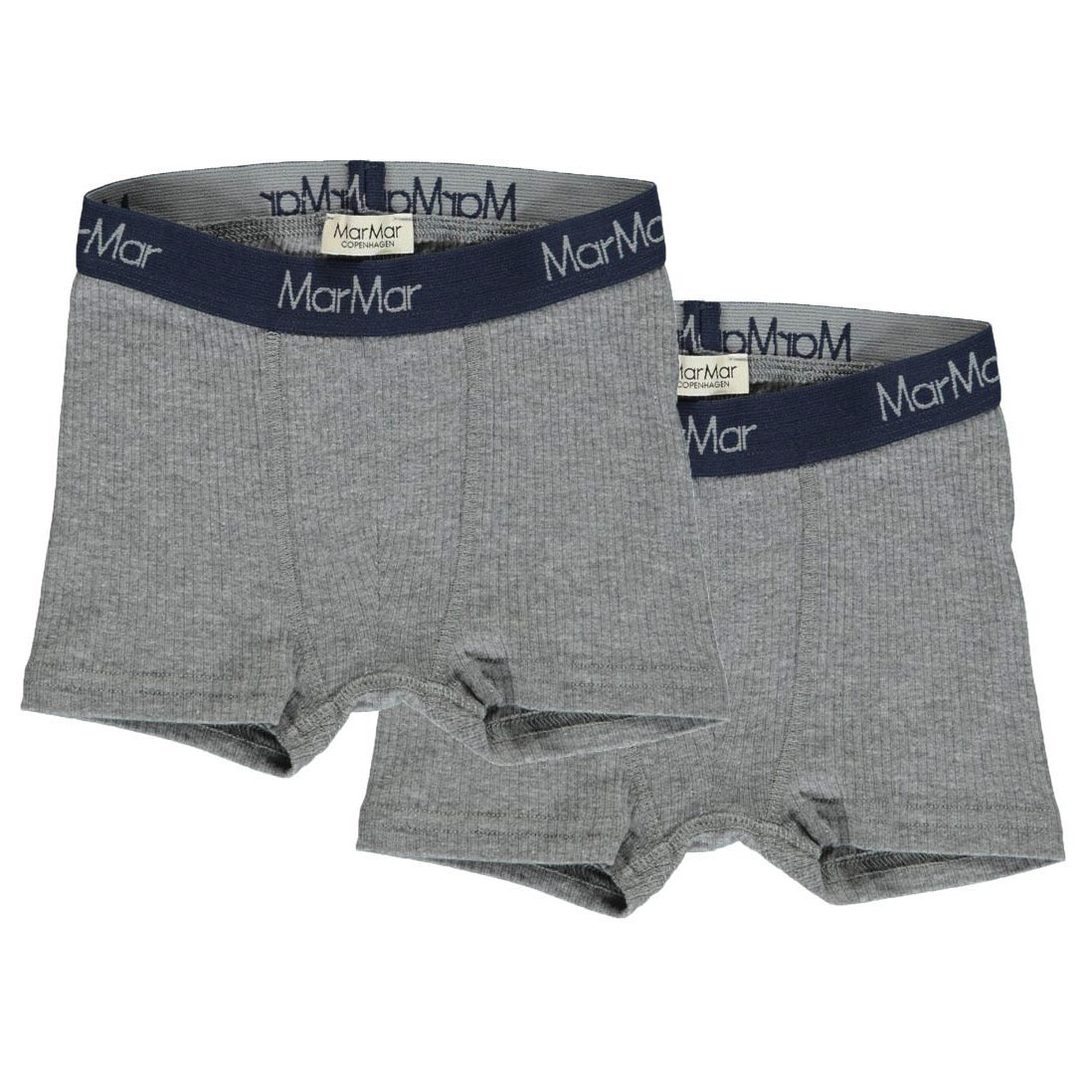 Boxers 2 Pack | Grey Melange