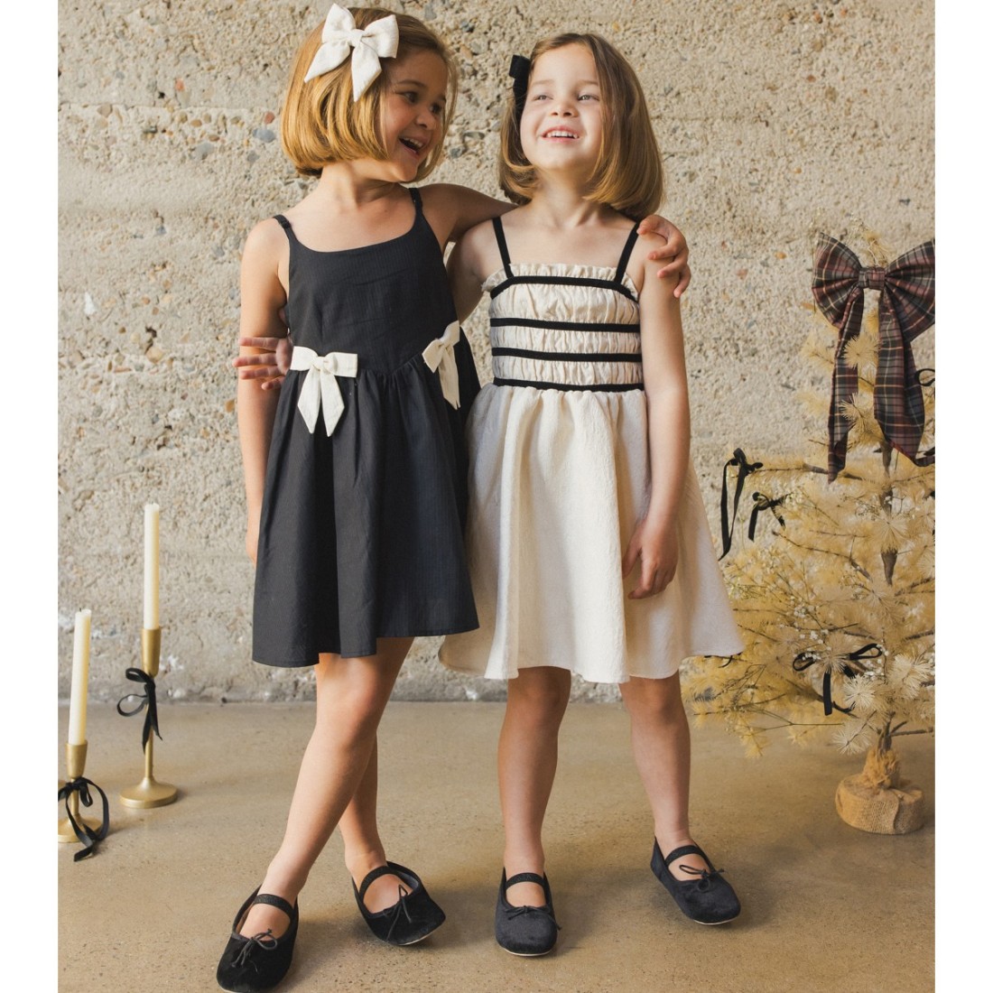 Annabelle Dress Metallic Ivory