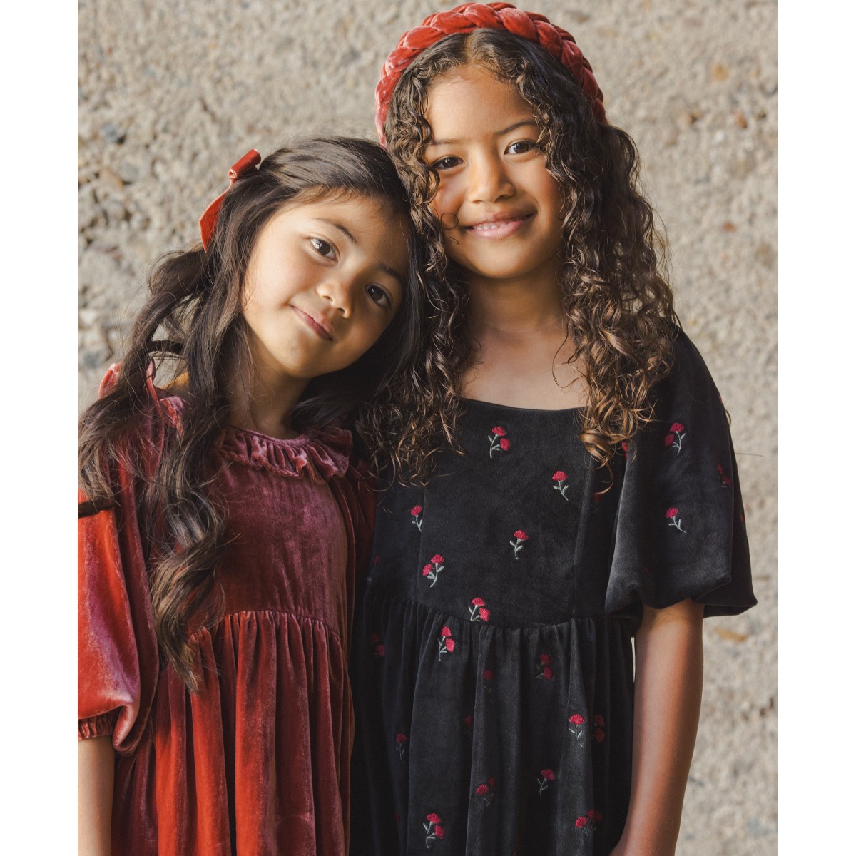 Nina Dress Velvet Floral