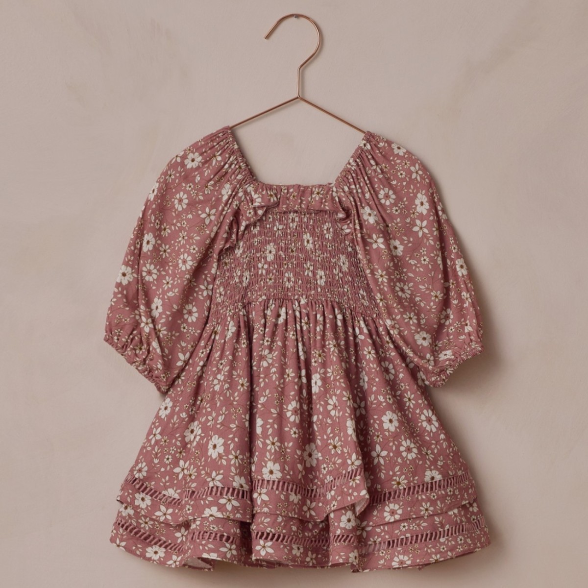 Elodie Dress Rose Bloom