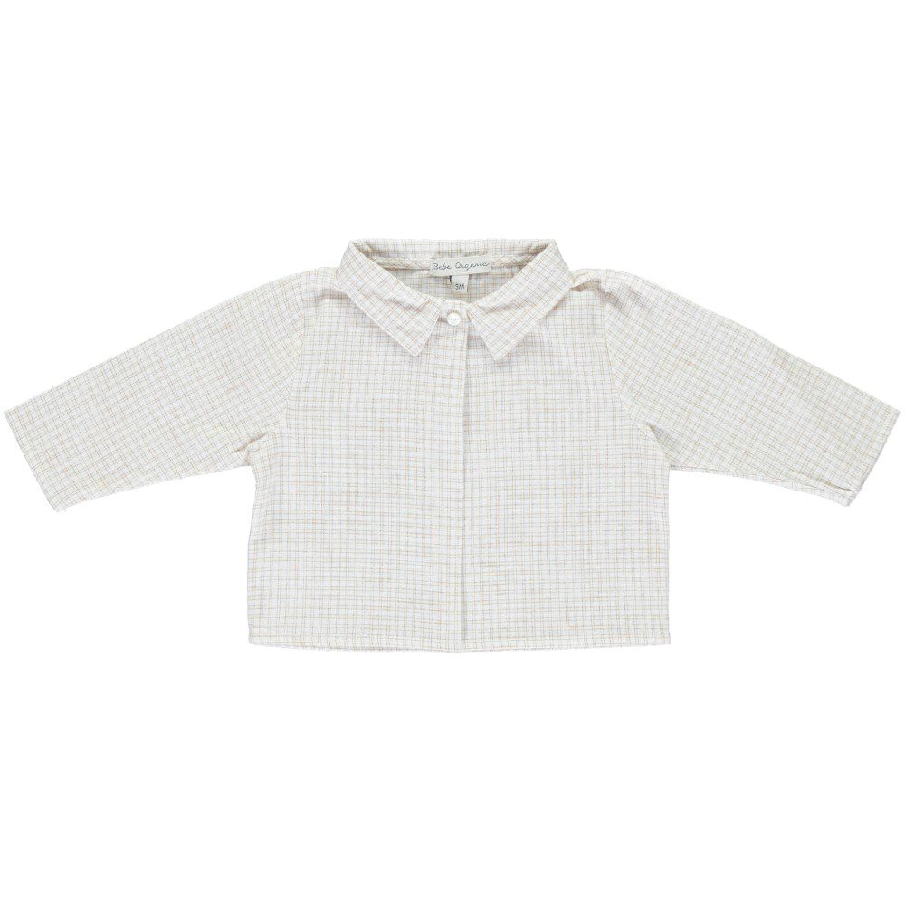 Natural Check Oliver Baby Shirt & Terra Check Oliver Pants