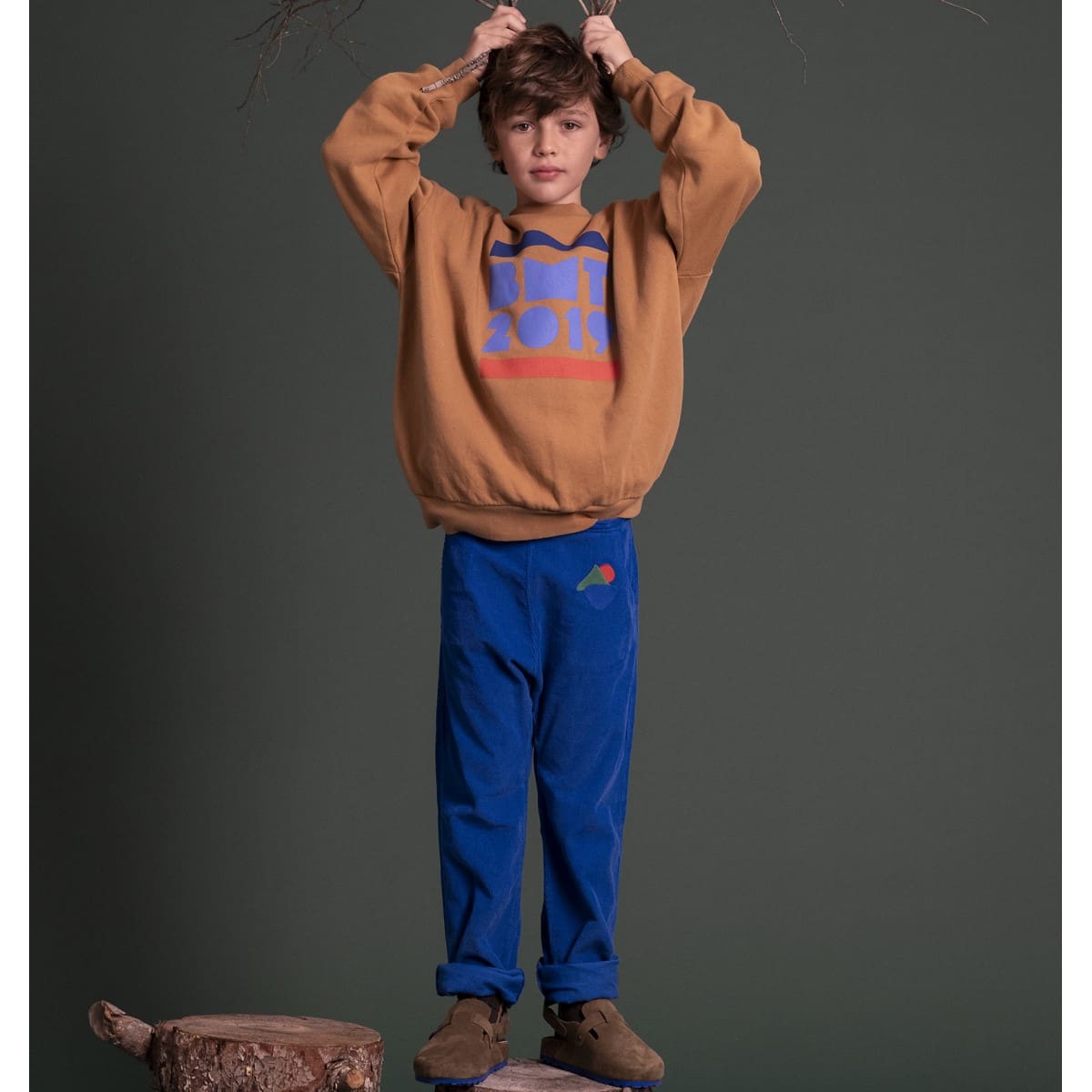 Thin Corduroy Baggy Trouser